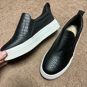 Platform slip on shoes